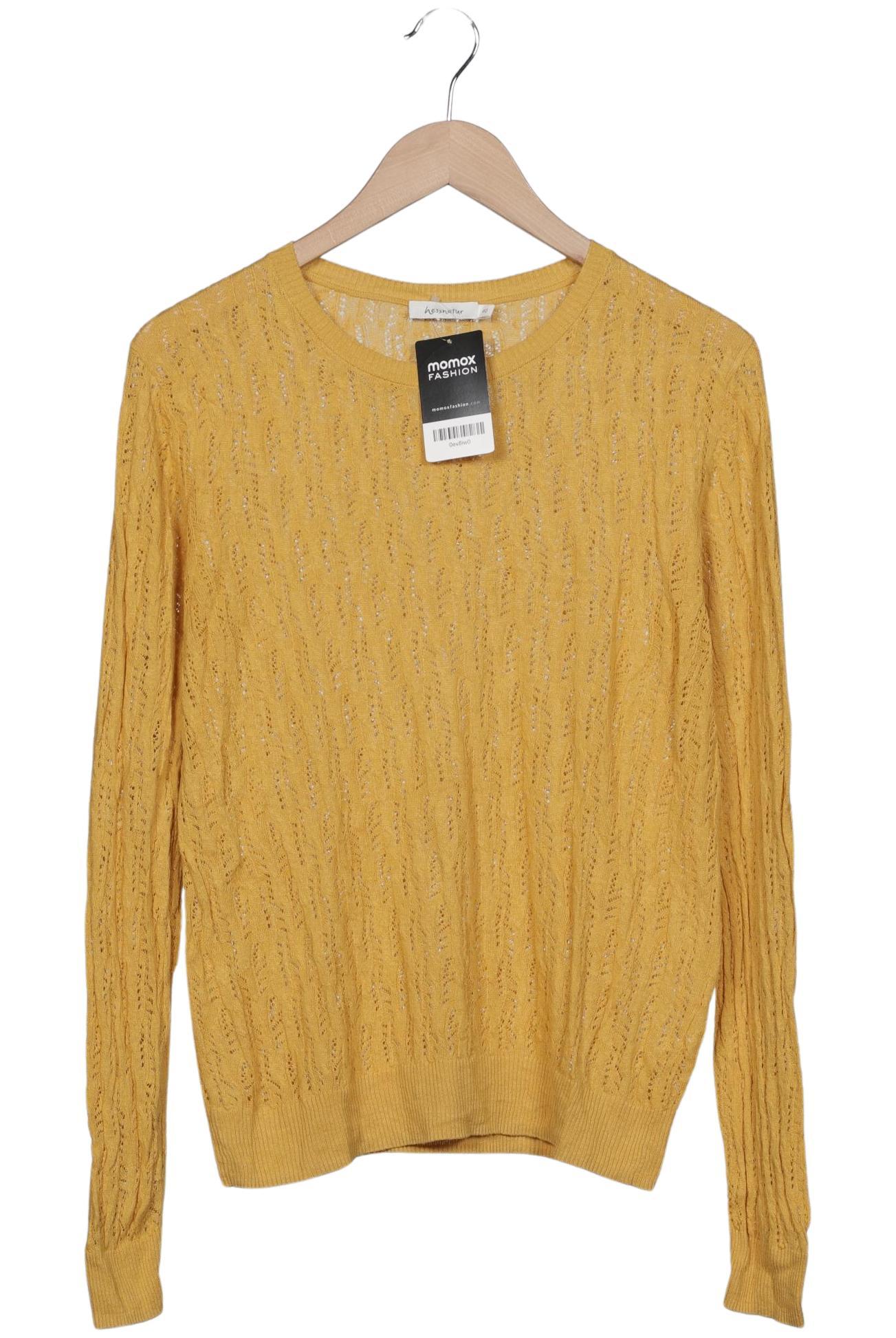 

hessnatur Damen Pullover, gelb, Gr. 40
