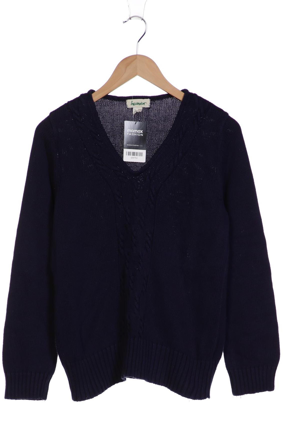 

hessnatur Damen Pullover, marineblau, Gr. 40