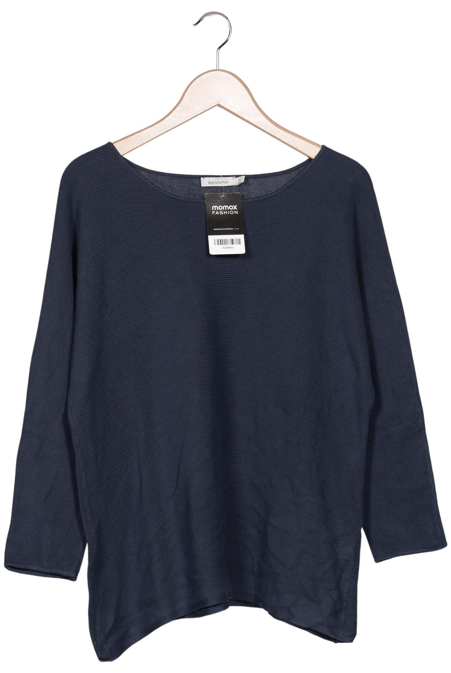 

hessnatur Damen Pullover, marineblau, Gr. 38