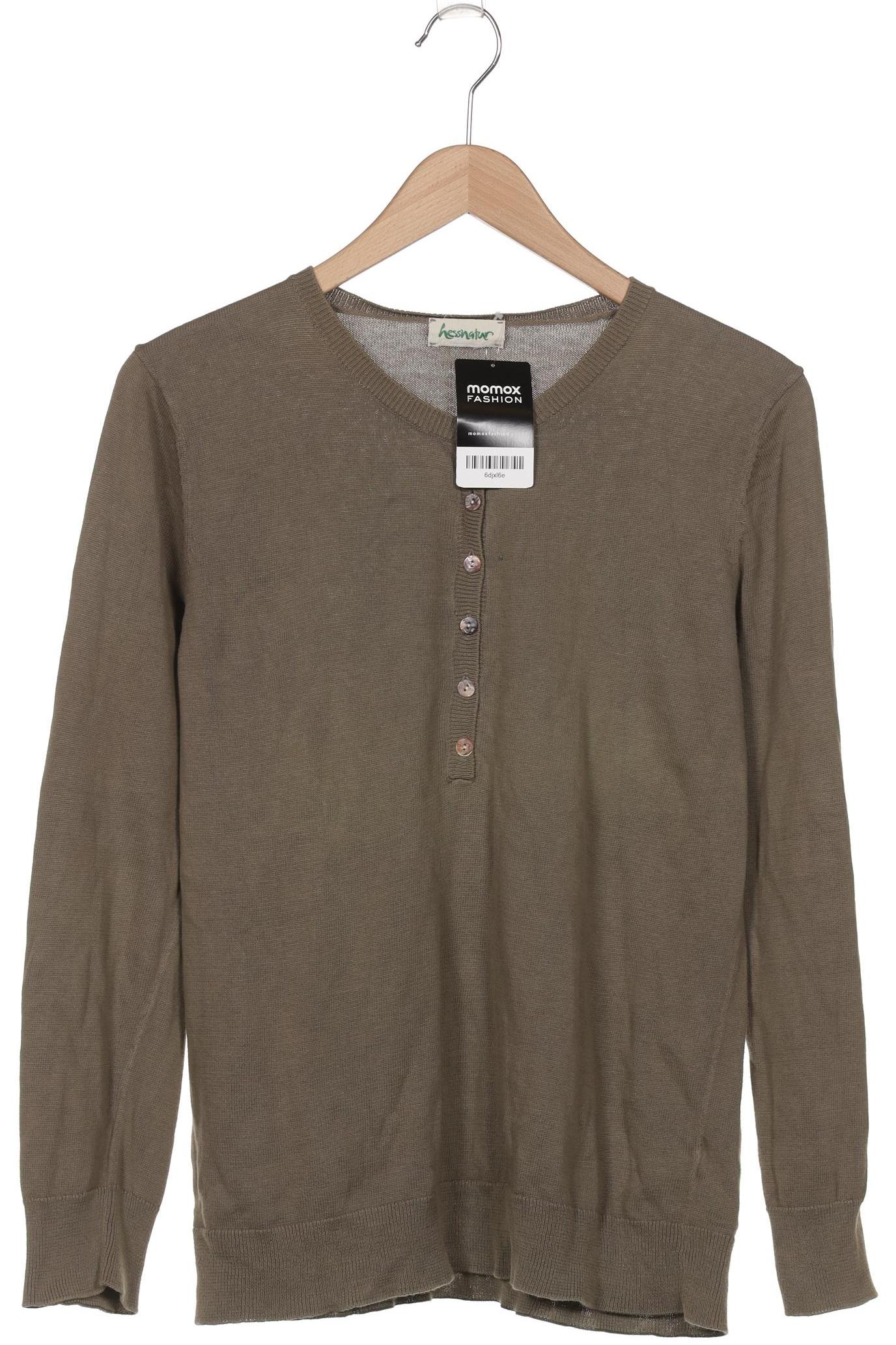 

hessnatur Damen Pullover, grün, Gr. 40