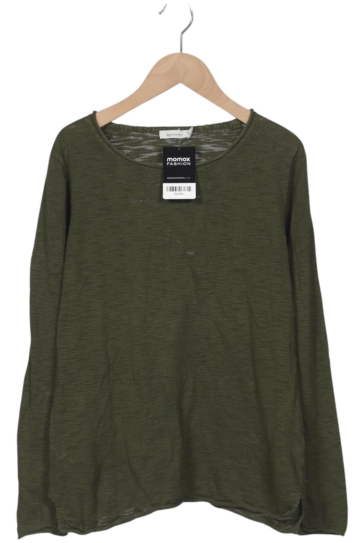 

hessnatur Damen Pullover, grün, Gr. 36