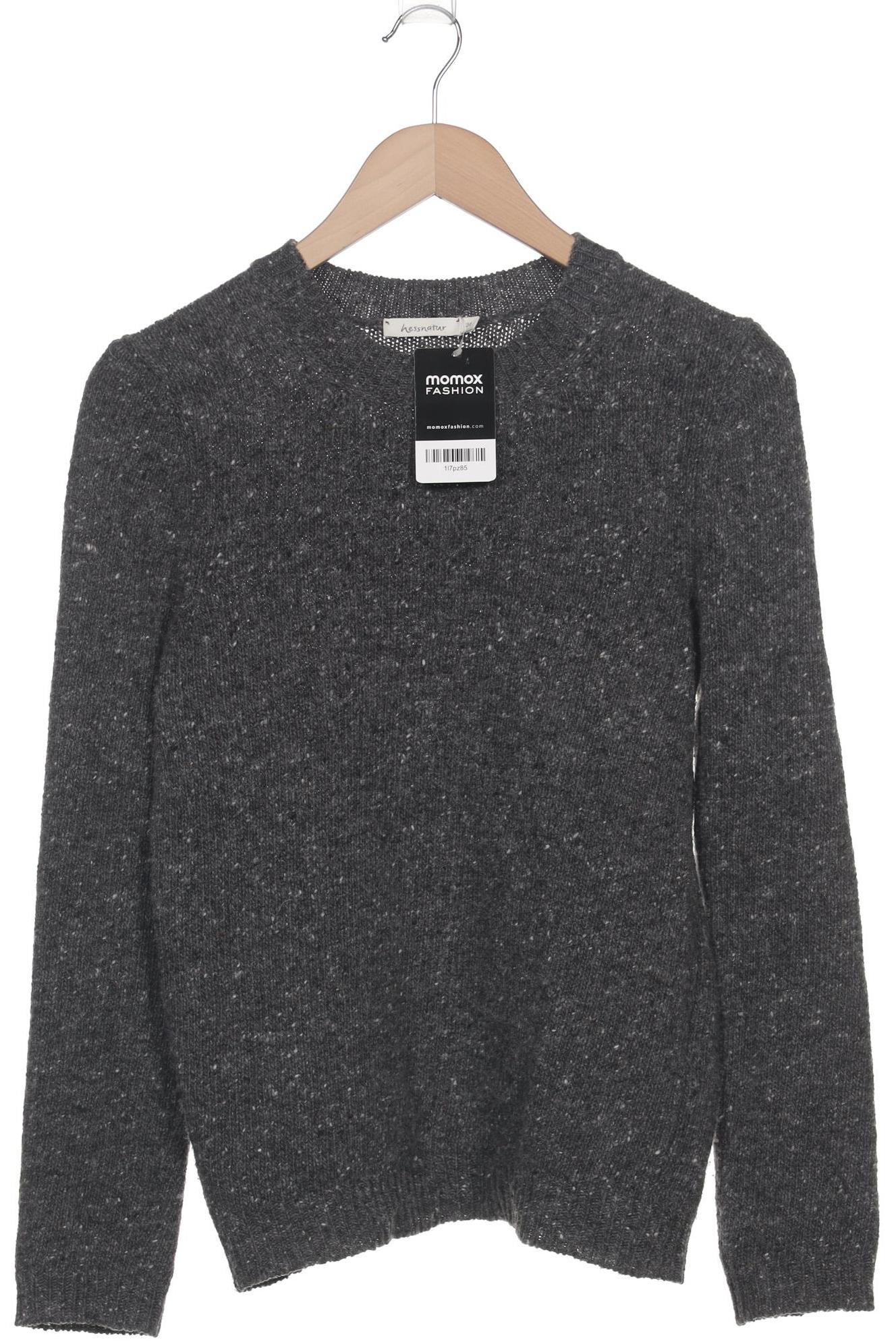 

hessnatur Damen Pullover, grau, Gr. 36