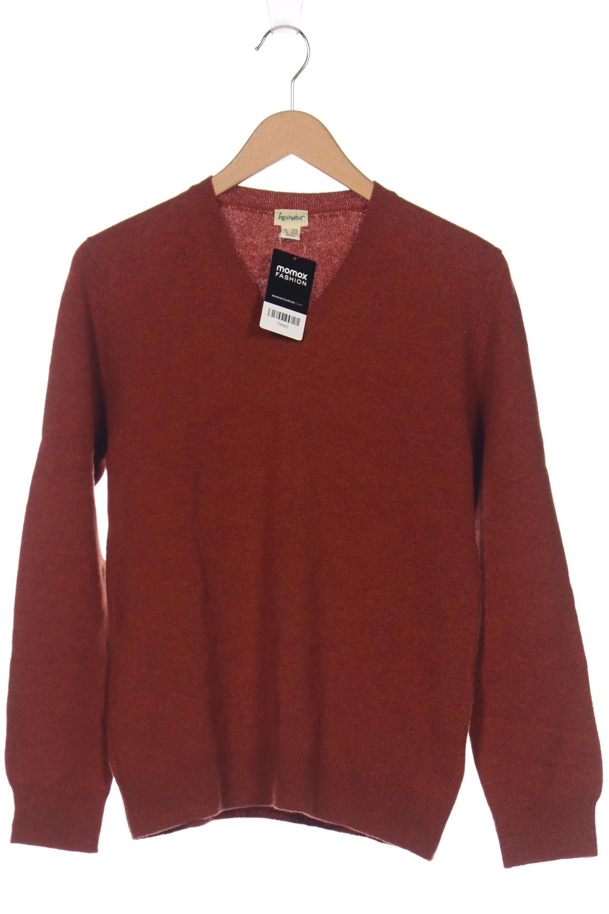 

hessnatur Damen Pullover, orange, Gr. 40