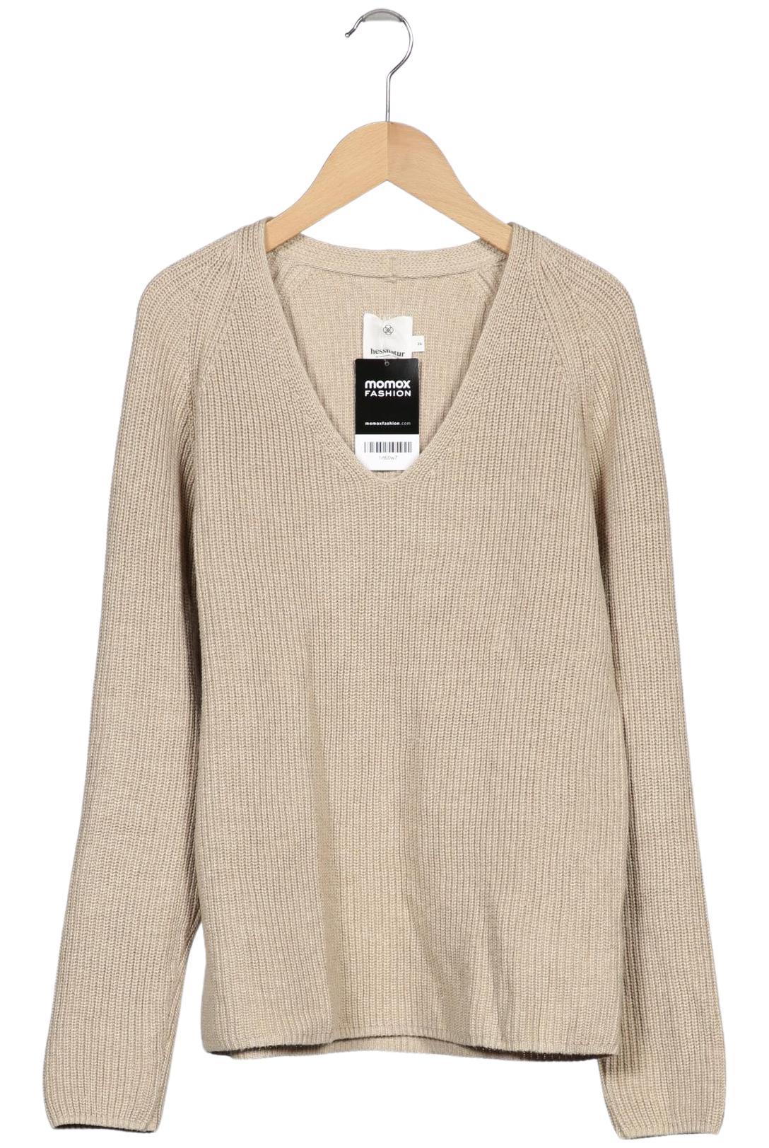 

hessnatur Damen Pullover, beige, Gr. 36
