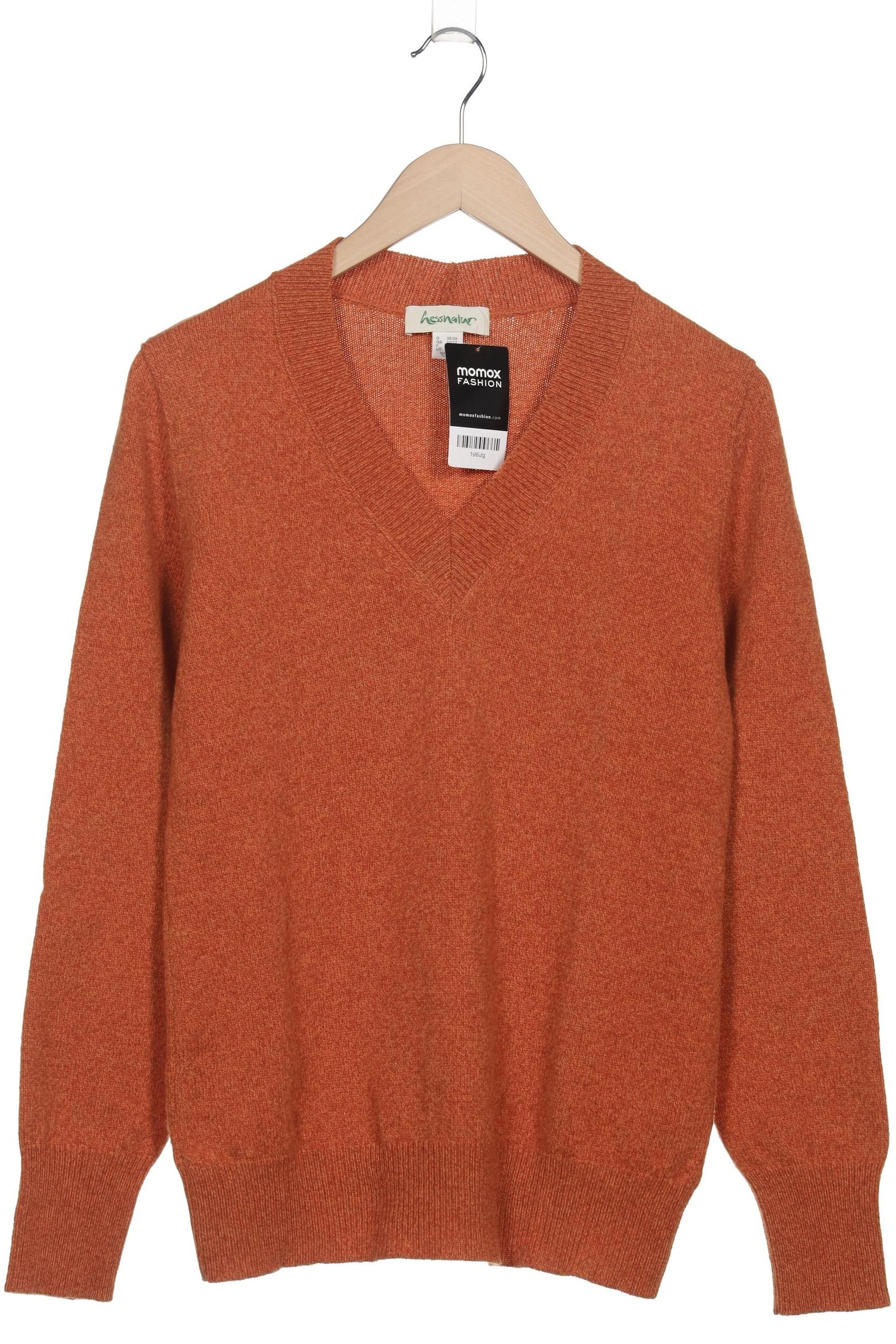 

hessnatur Damen Pullover, orange, Gr. 36