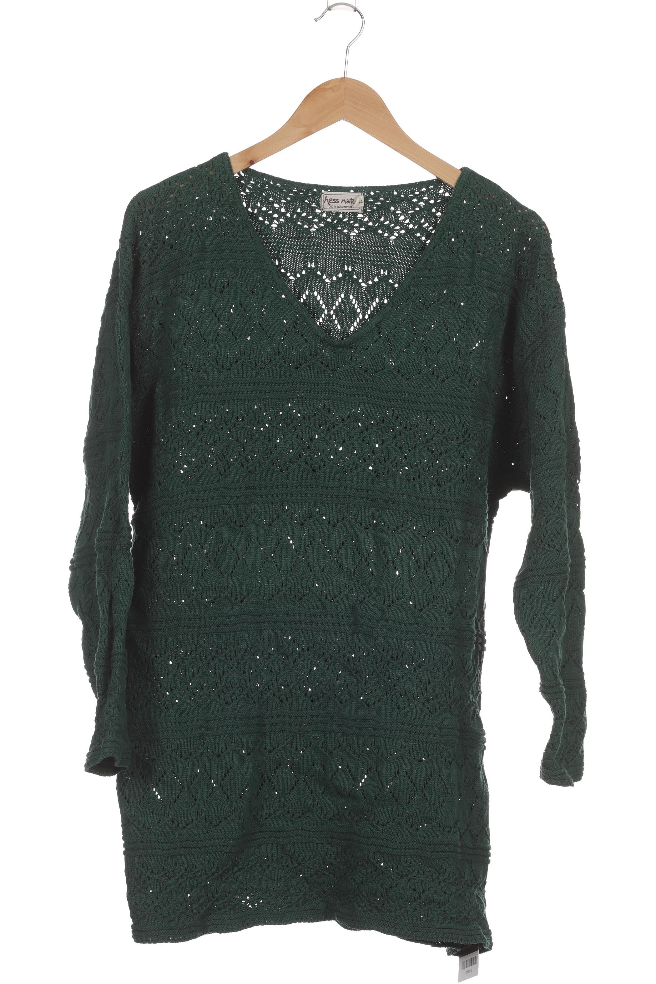 

hessnatur Damen Pullover, grün, Gr. 42