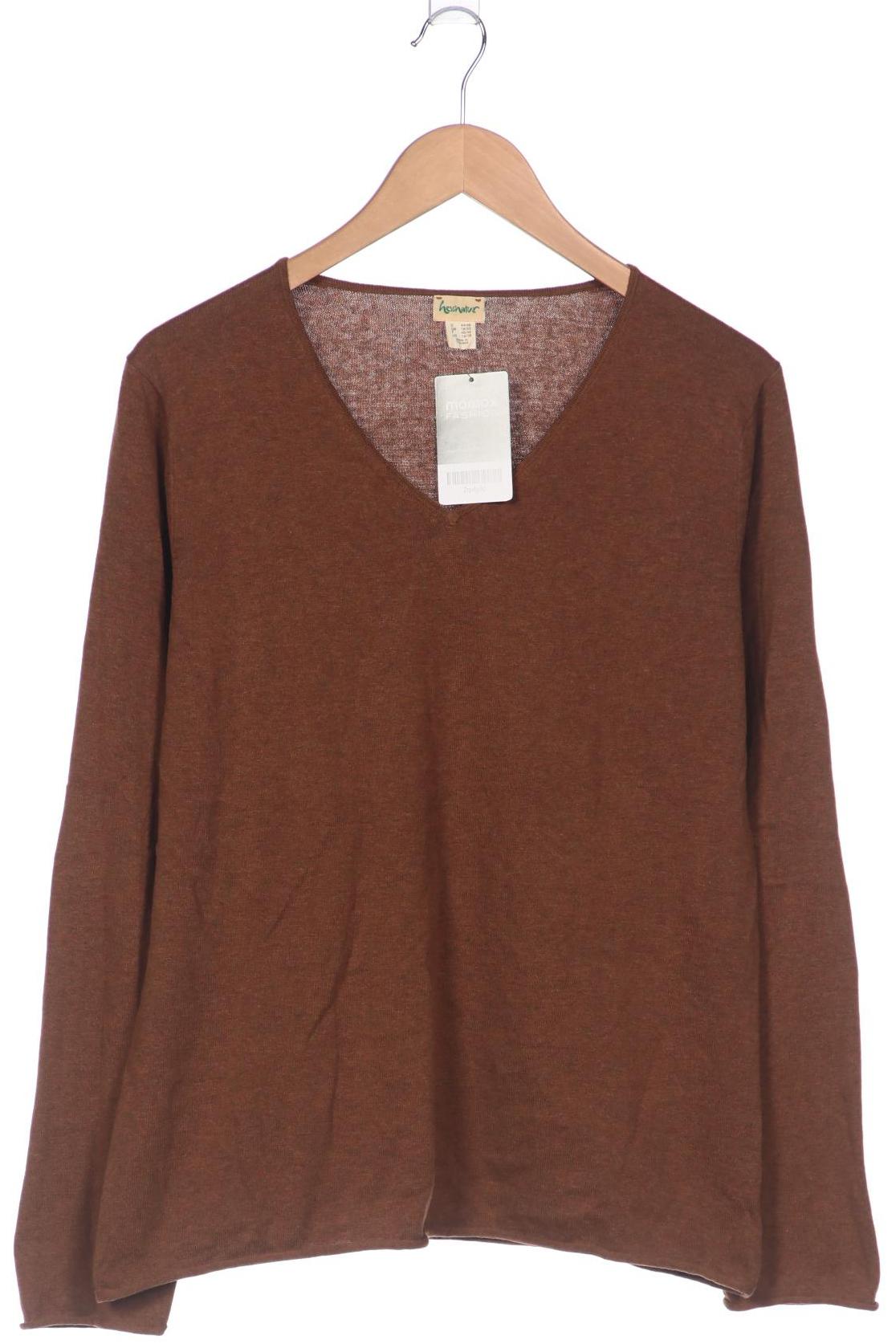 

hessnatur Damen Pullover, braun, Gr. 44