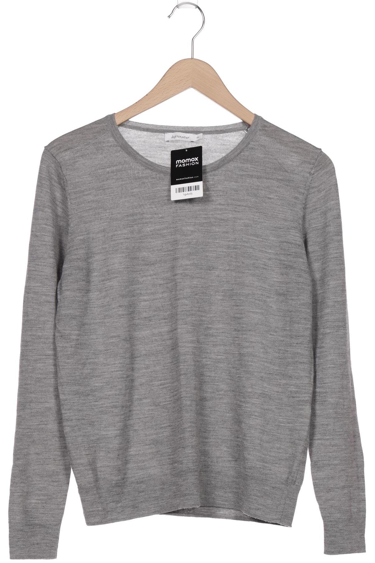 

hessnatur Damen Pullover, grau, Gr. 44