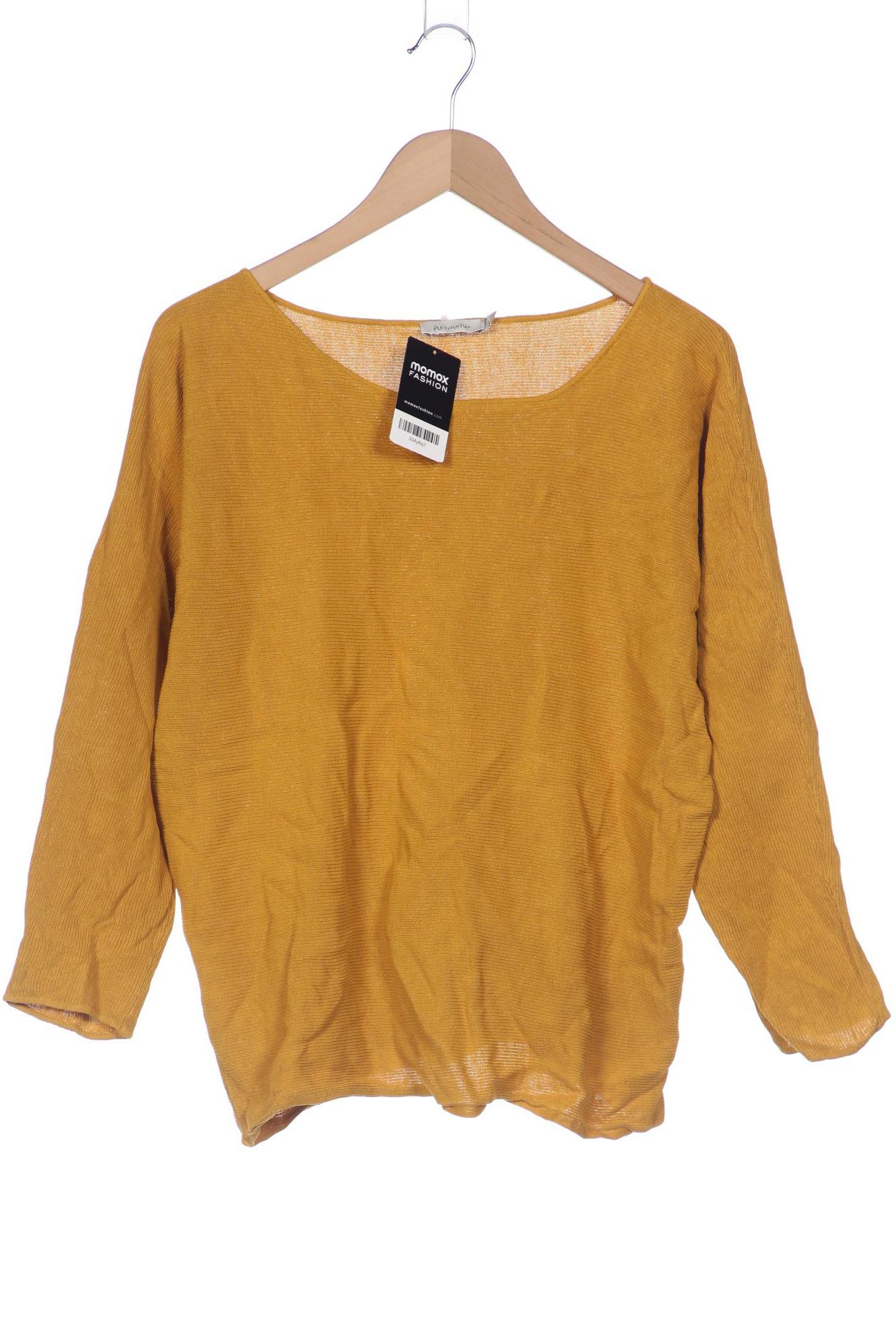 

hessnatur Damen Pullover, gelb, Gr. 38