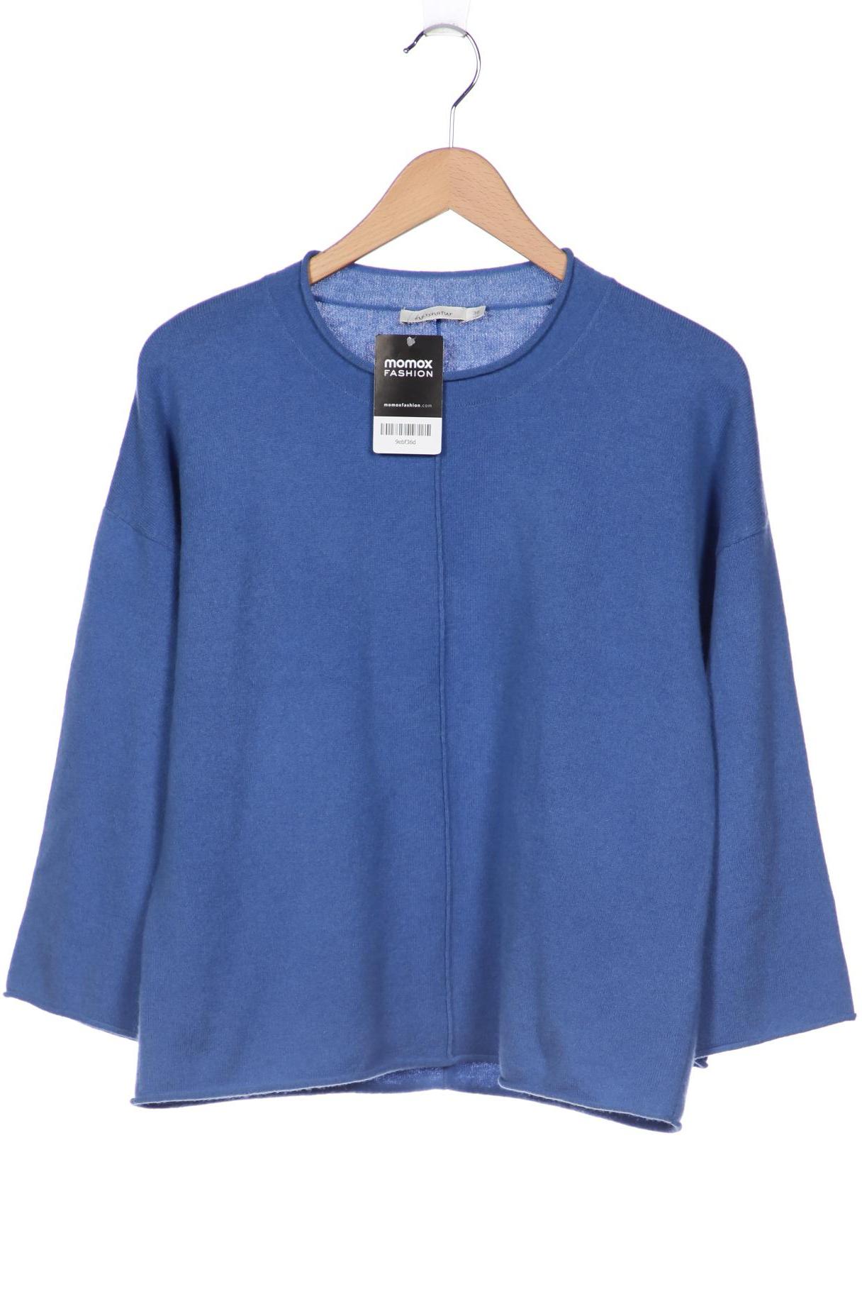 

hessnatur Damen Pullover, blau, Gr. 38