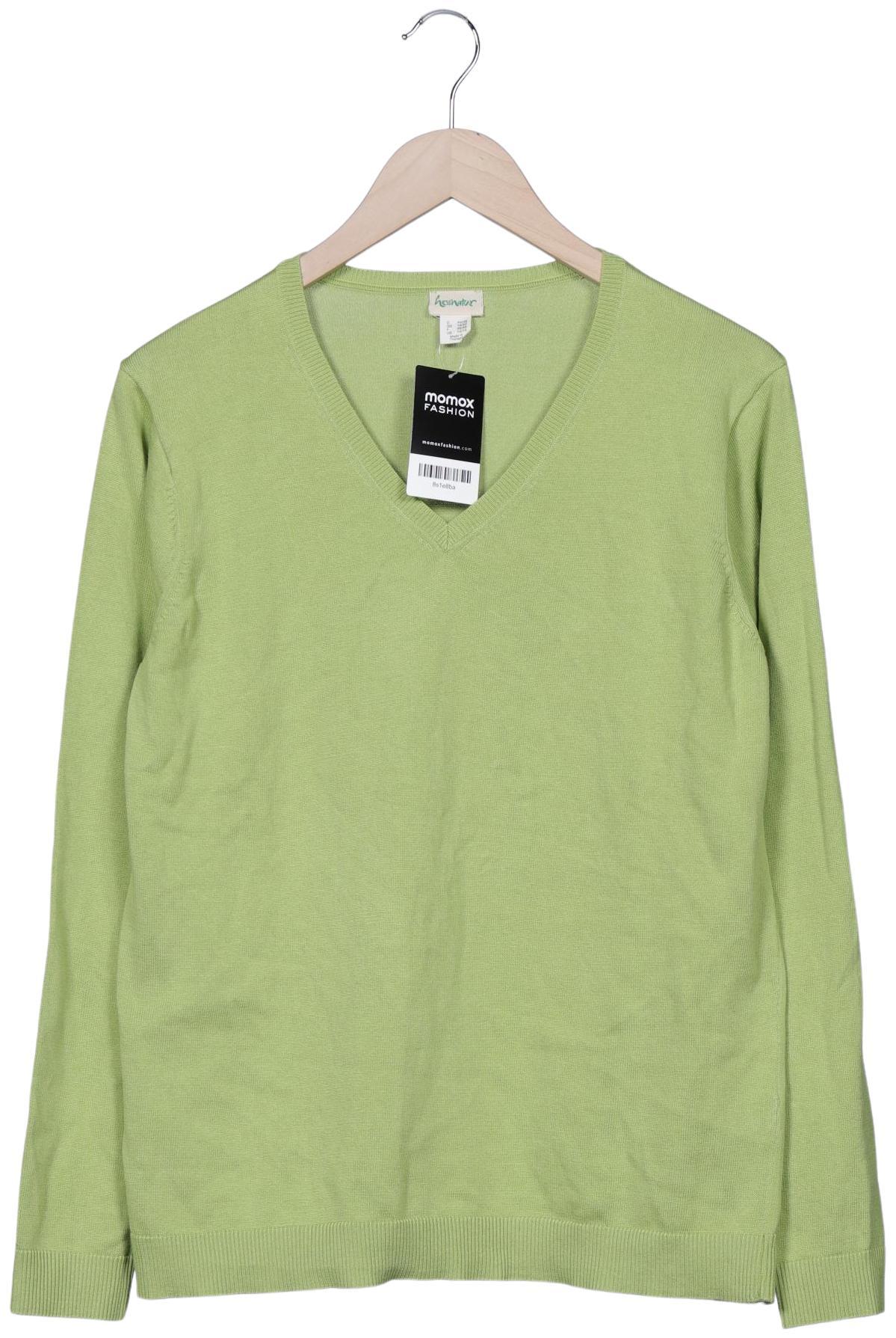 

hessnatur Damen Pullover, hellgrün, Gr. 44