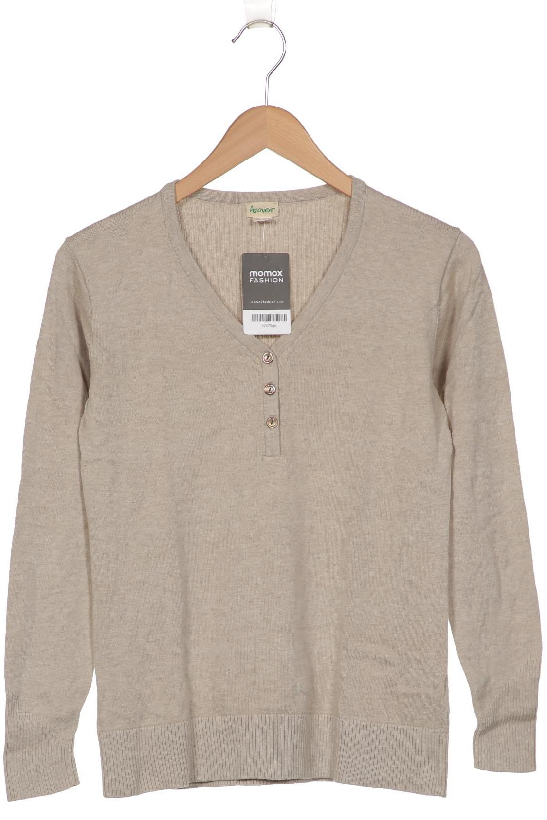

hessnatur Damen Pullover, beige, Gr. 36