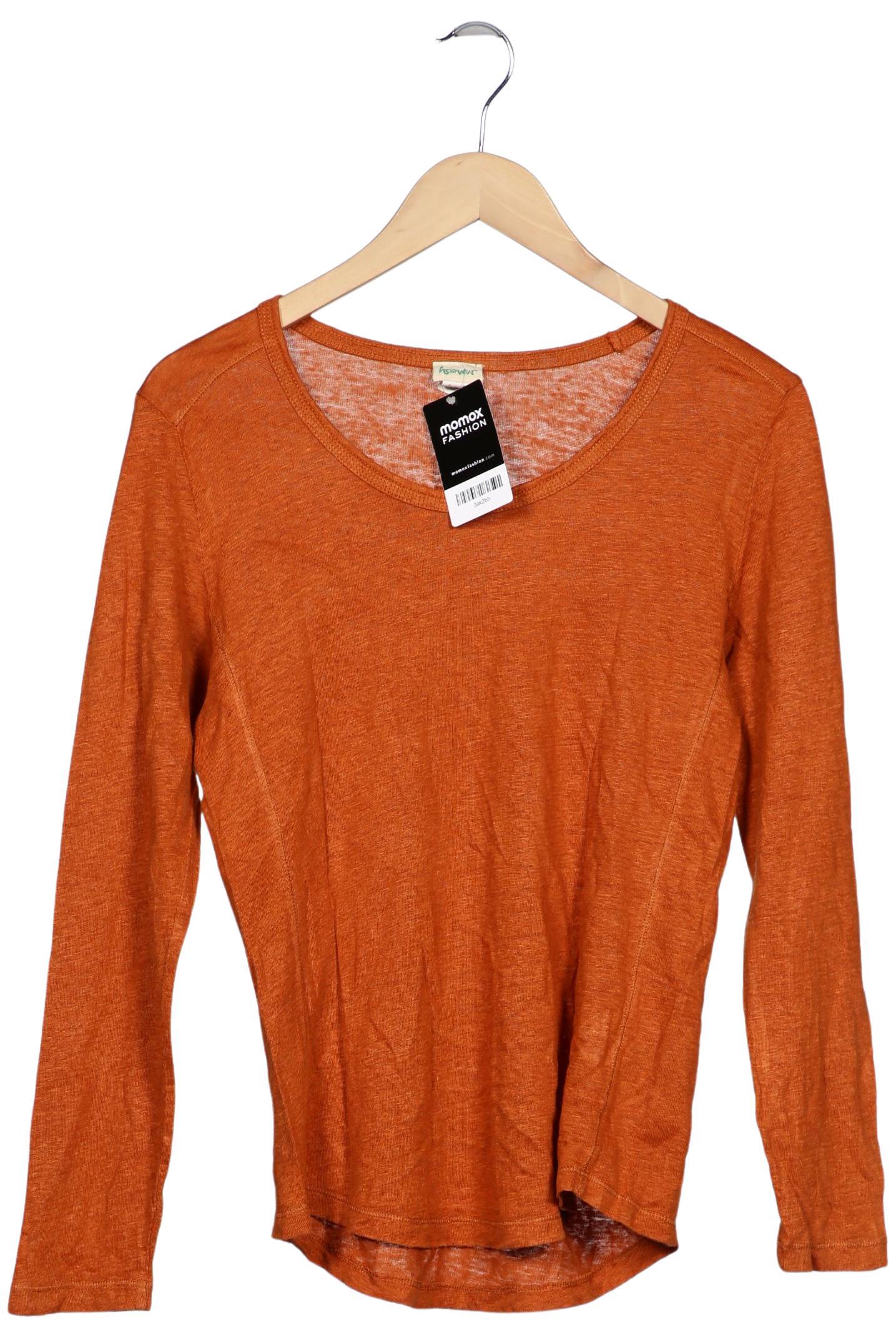 

hessnatur Damen Pullover, orange, Gr. 34
