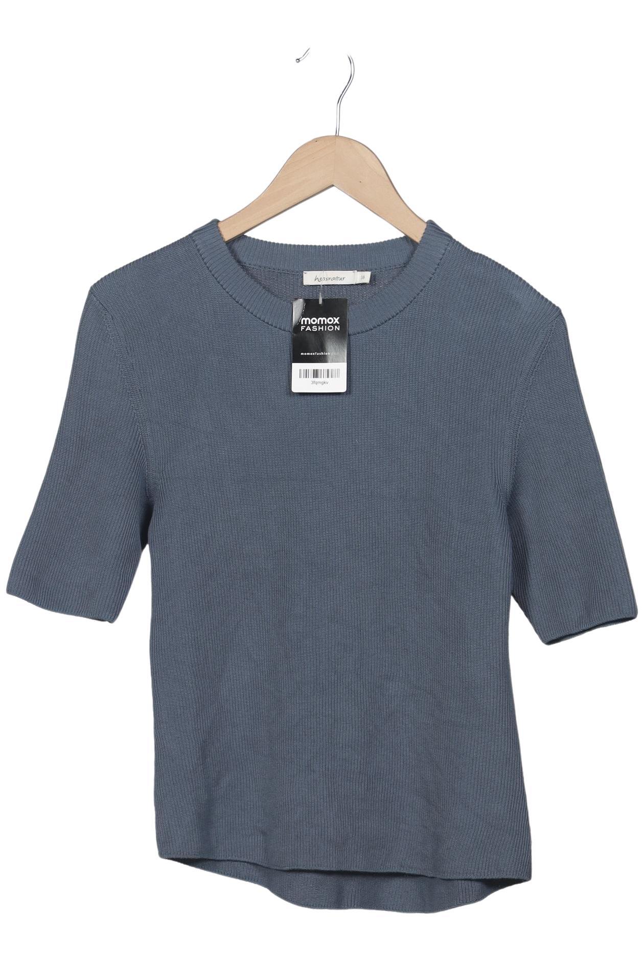

hessnatur Damen Pullover, blau, Gr. 38
