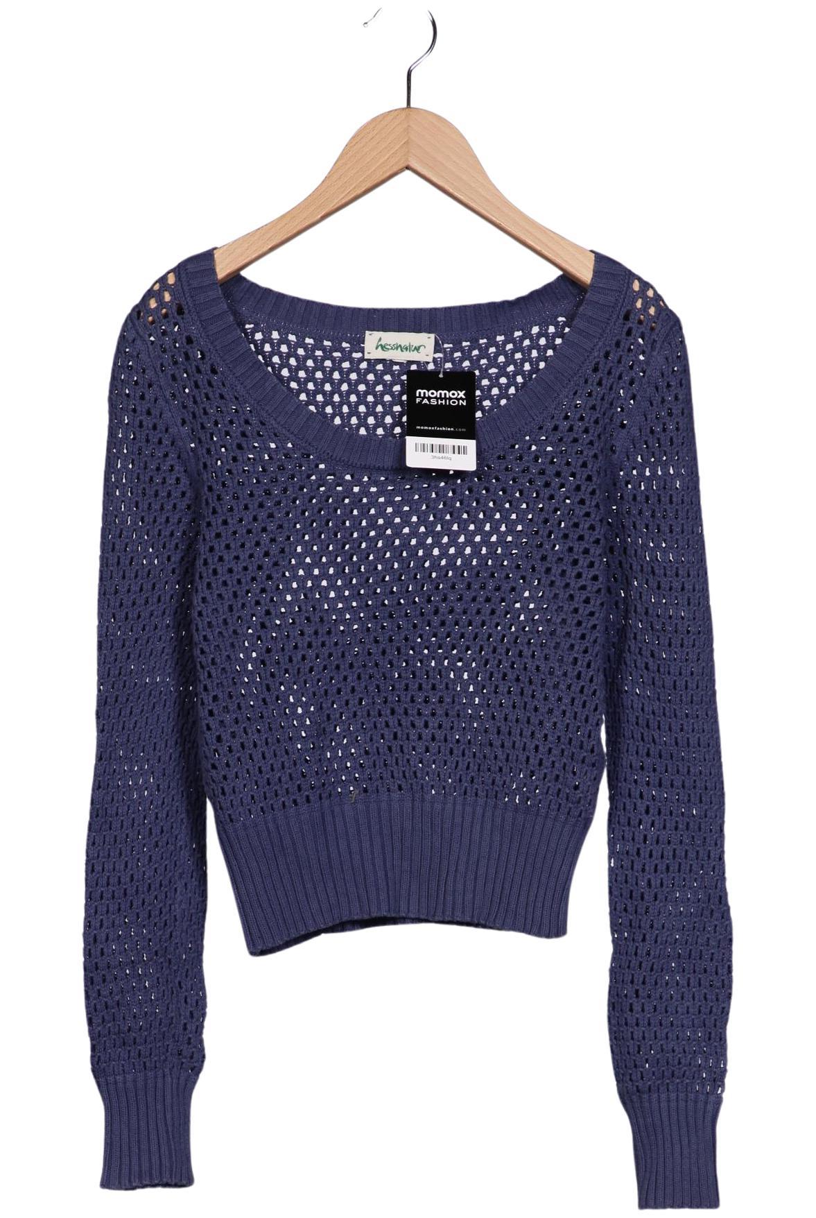 

hessnatur Damen Pullover, blau, Gr. 34