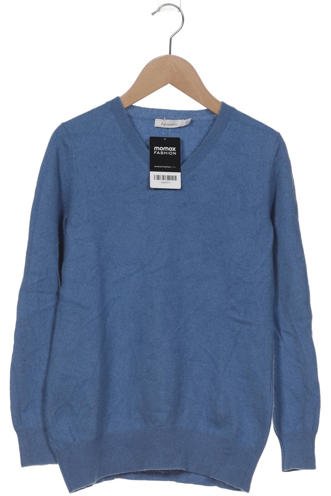 

hessnatur Damen Pullover, blau, Gr. 36