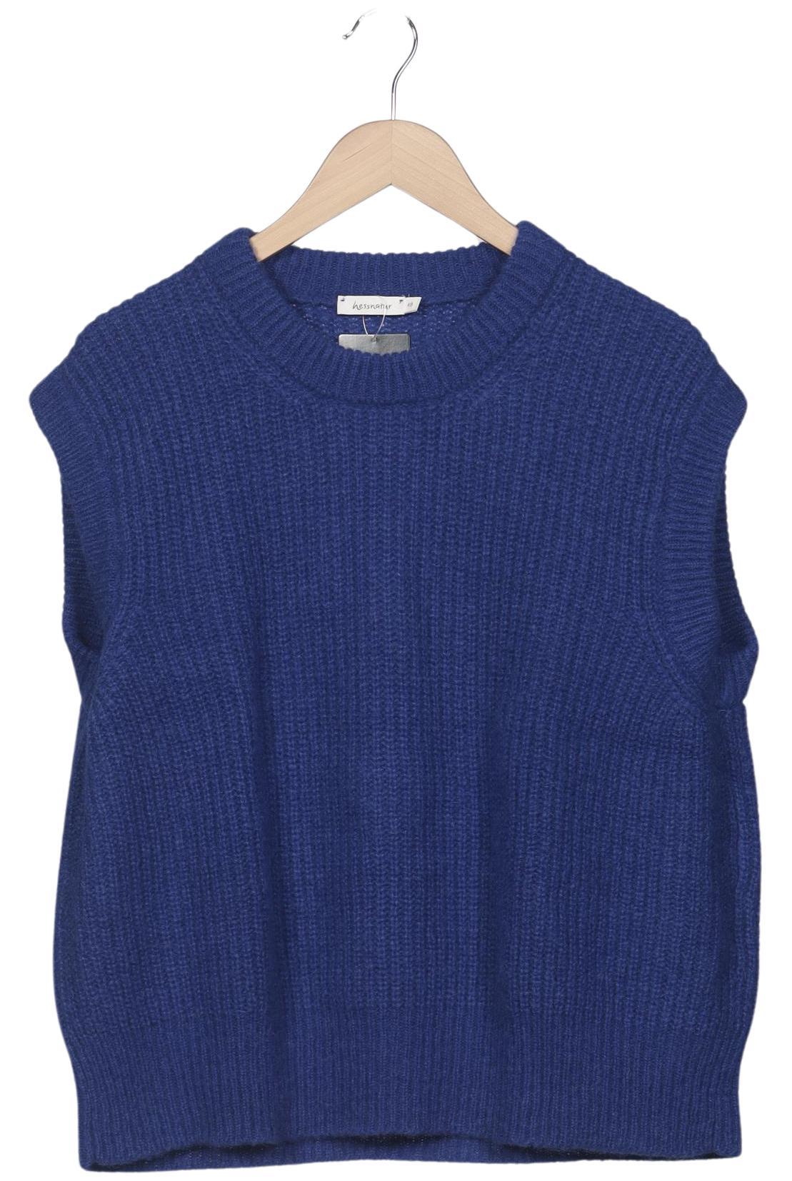 

hessnatur Damen Pullover, marineblau, Gr. 48