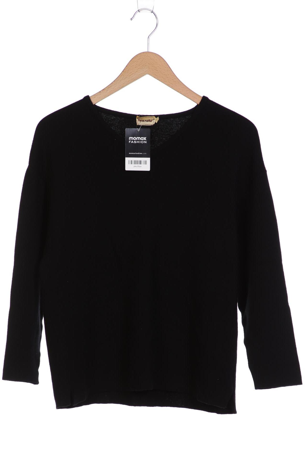 

hessnatur Damen Pullover, schwarz, Gr. 38