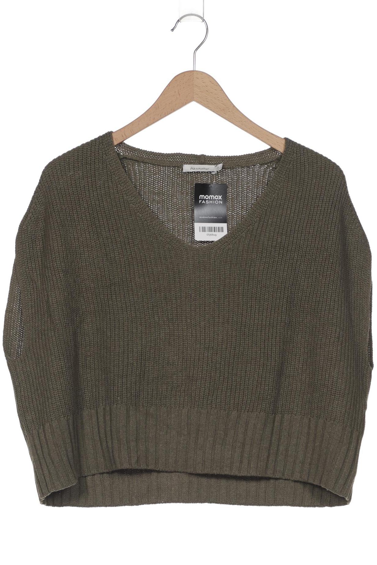 

hessnatur Damen Pullover, grün, Gr. 34