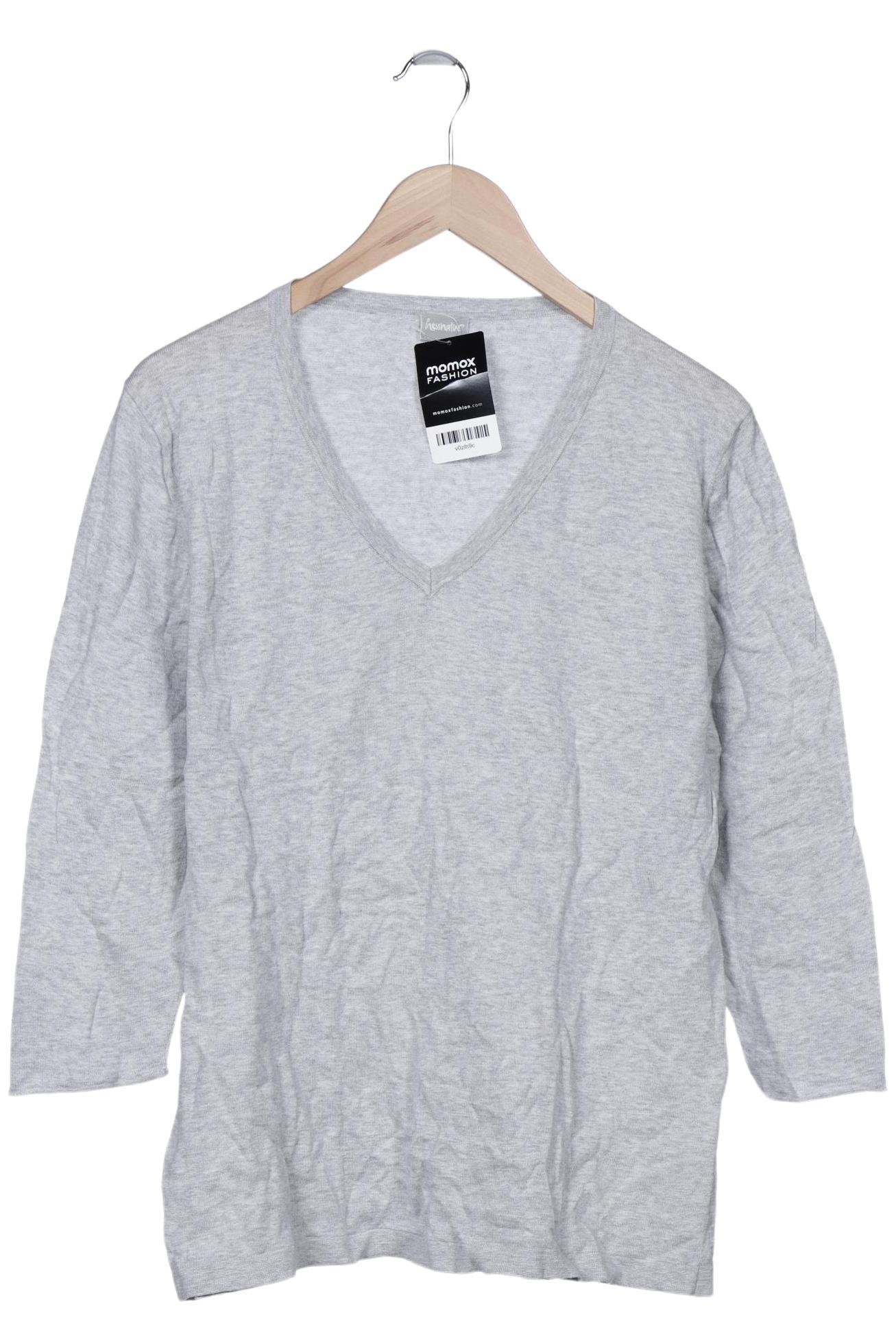

hessnatur Damen Pullover, grau, Gr. 48