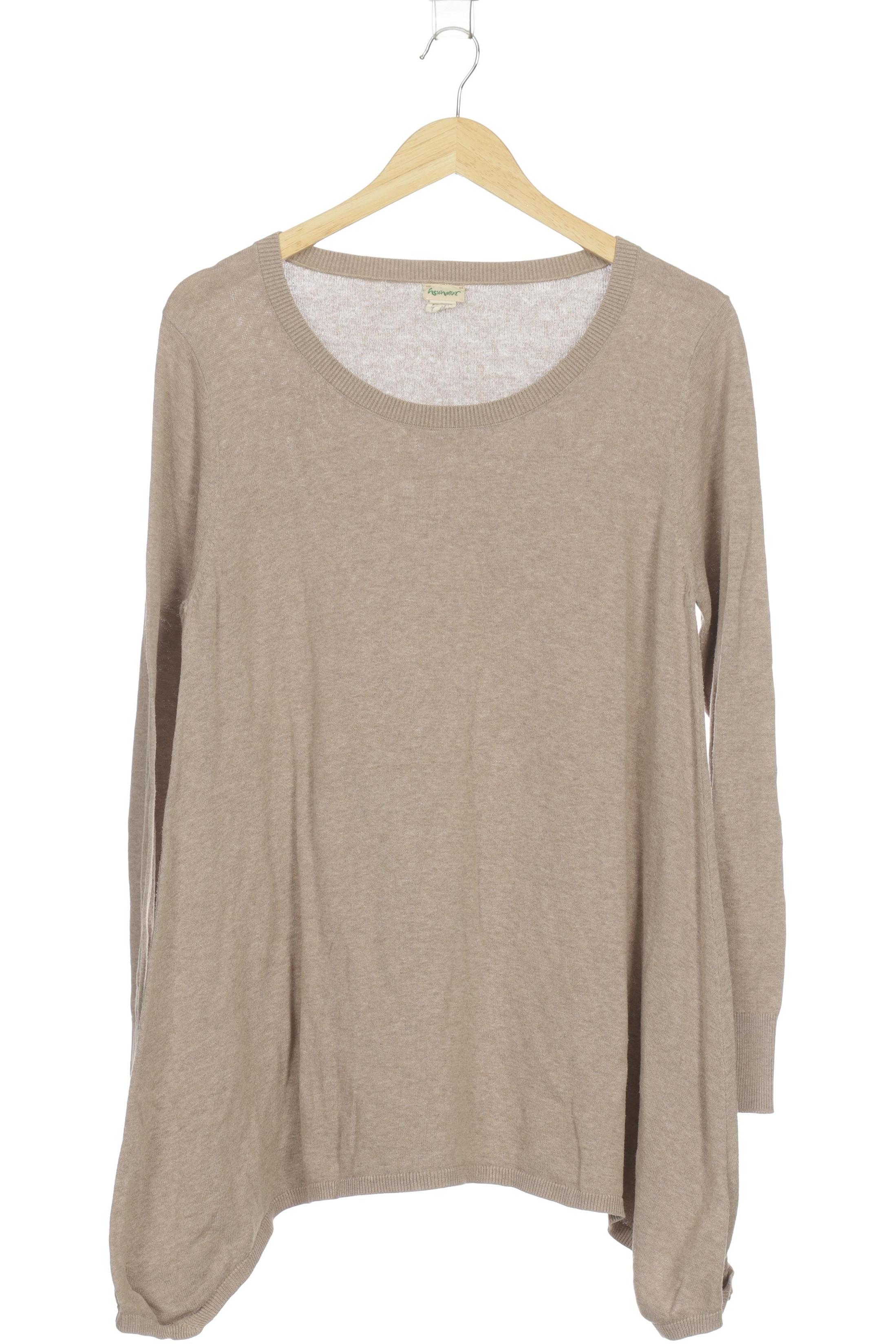 

hessnatur Damen Pullover, beige, Gr. 40