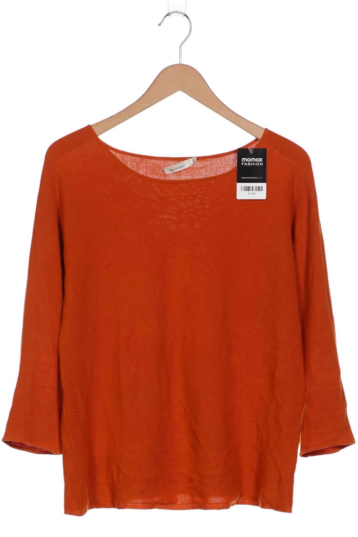 

hessnatur Damen Pullover, orange, Gr. 40