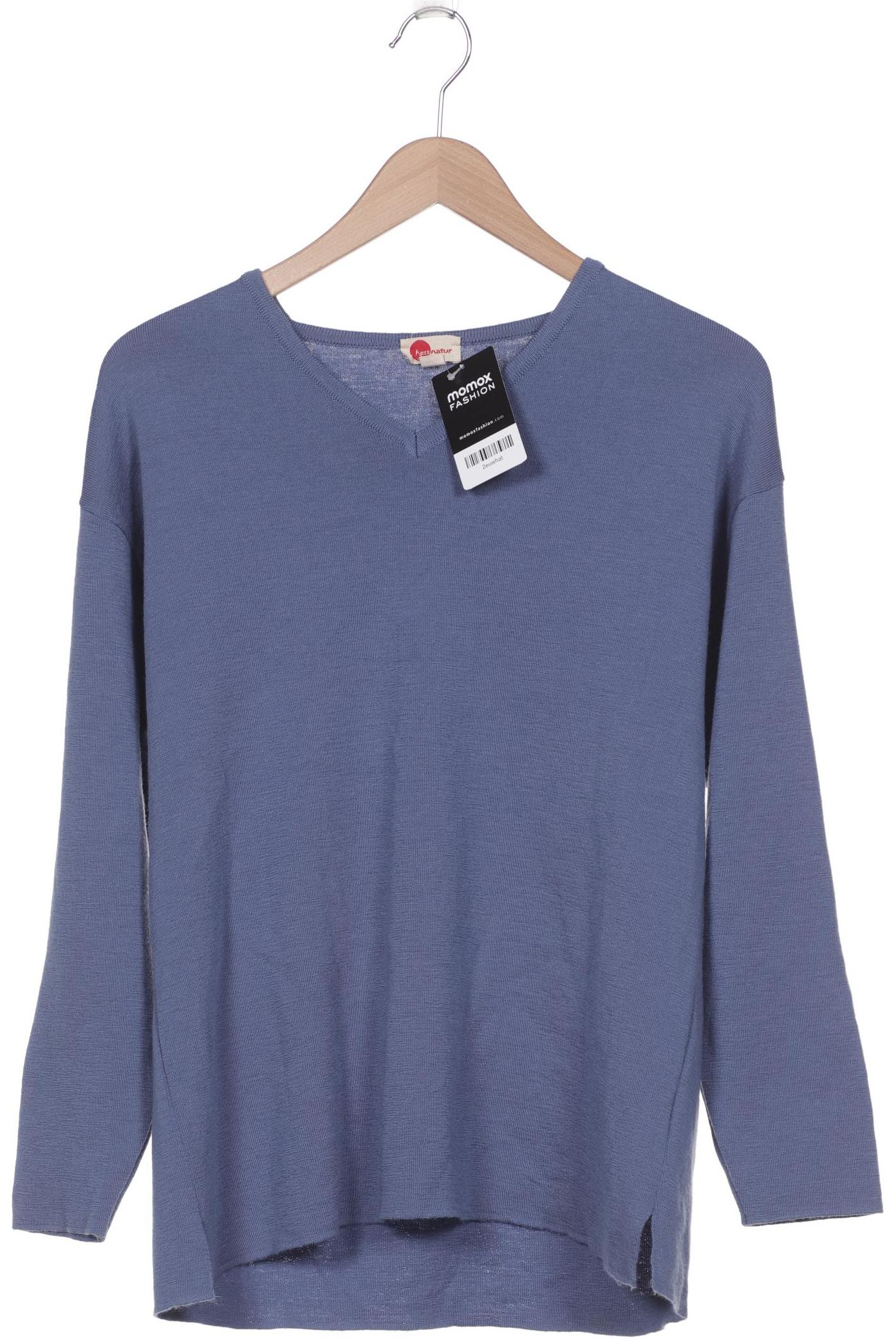 

hessnatur Damen Pullover, blau, Gr. 38