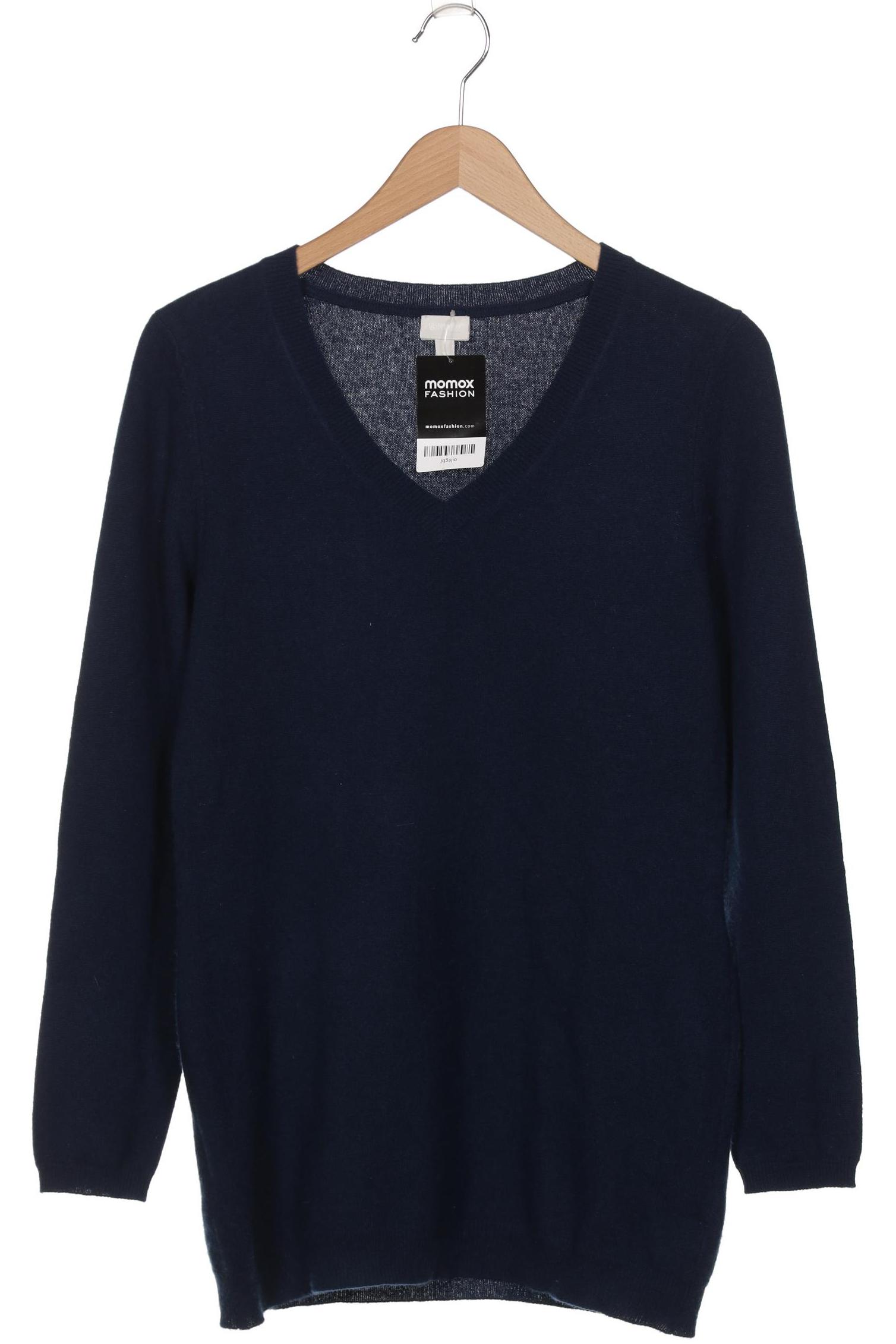 

hessnatur Damen Pullover, marineblau, Gr. 38