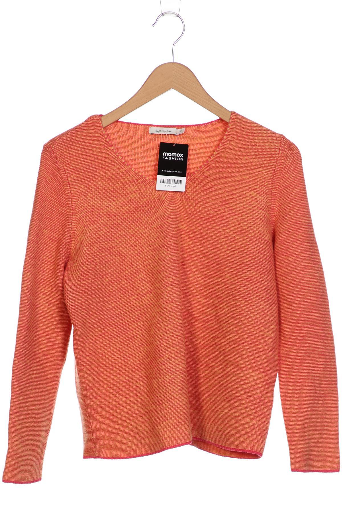 

hessnatur Damen Pullover, orange, Gr. 44