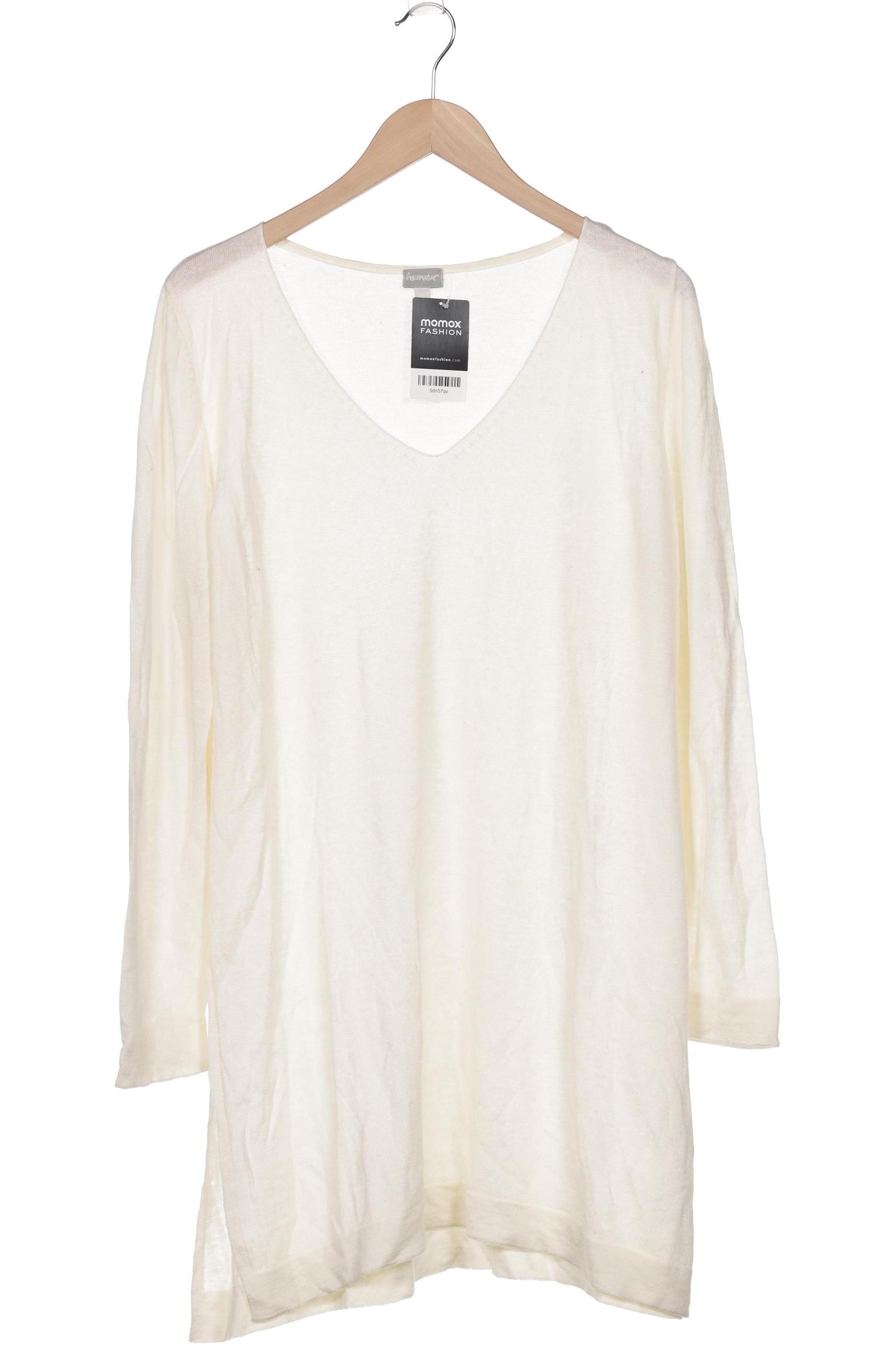 

hessnatur Damen Pullover, cremeweiß, Gr. 44