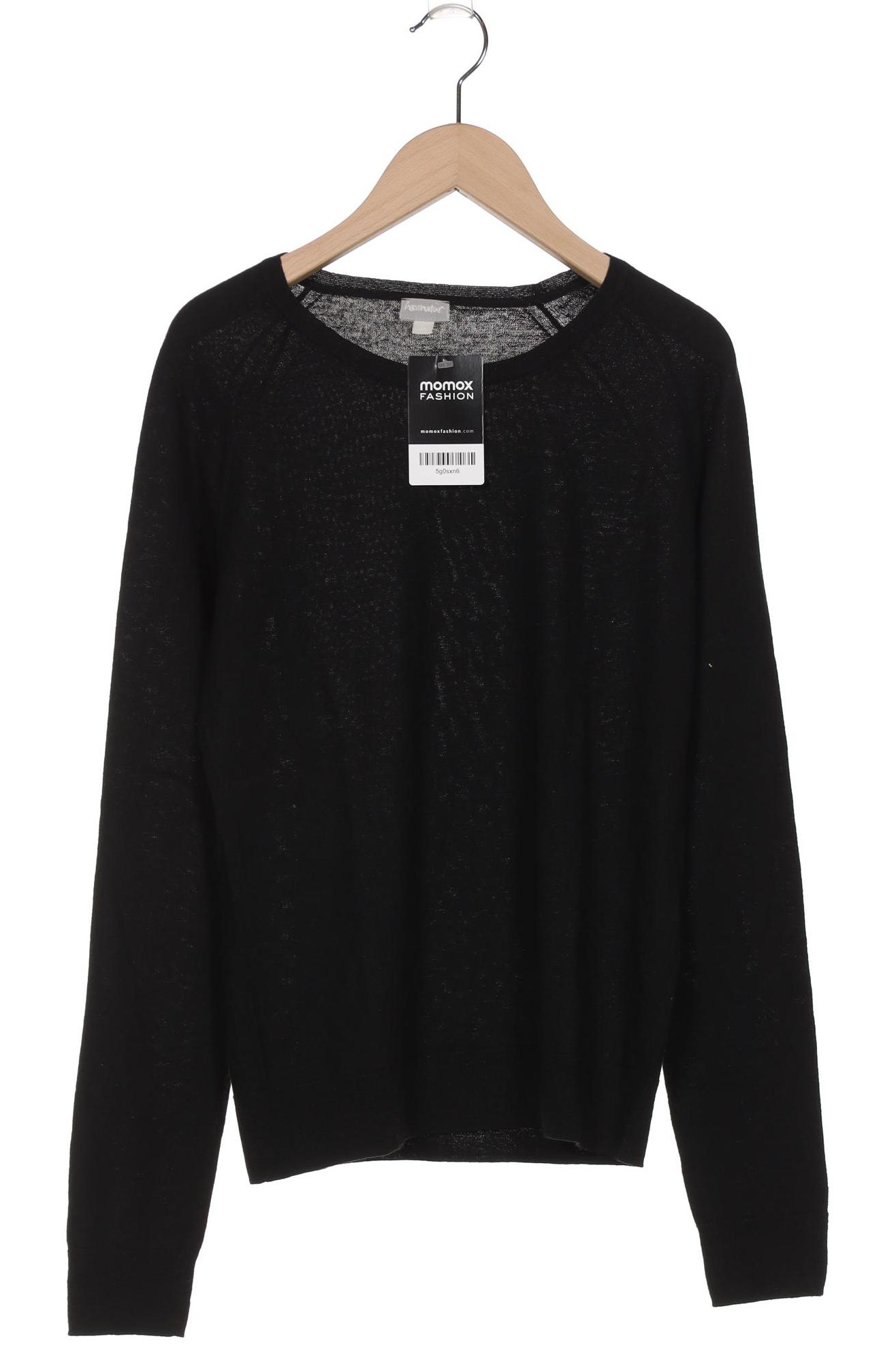 

hessnatur Damen Pullover, schwarz, Gr. 40