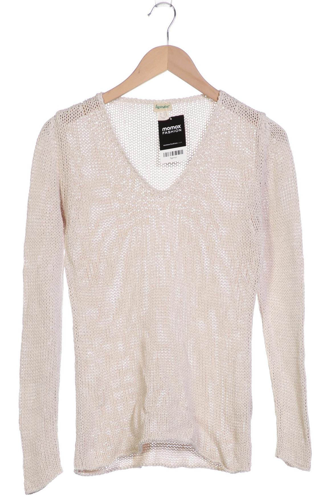 

hessnatur Damen Pullover, cremeweiß, Gr. 36