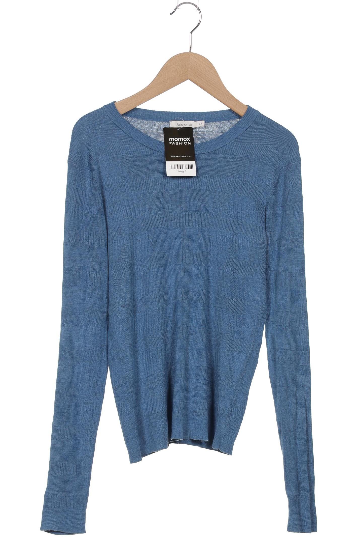 

hessnatur Damen Pullover, blau, Gr. 38