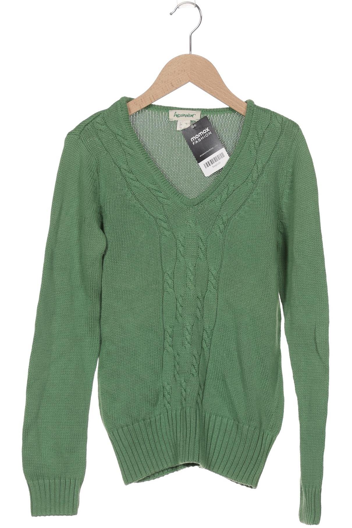 

hessnatur Damen Pullover, grün, Gr. 34