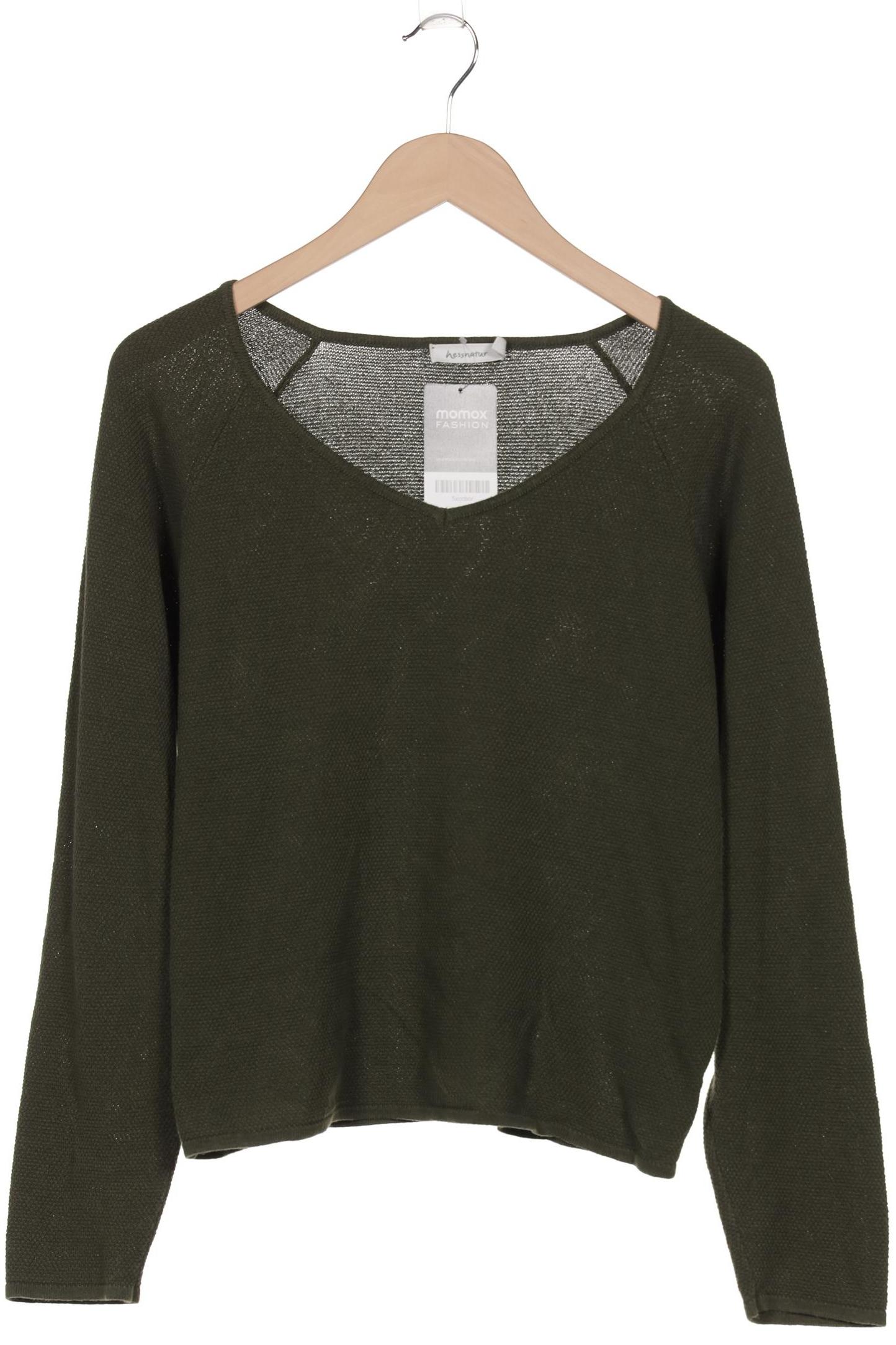 

hessnatur Damen Pullover, grün, Gr. 38