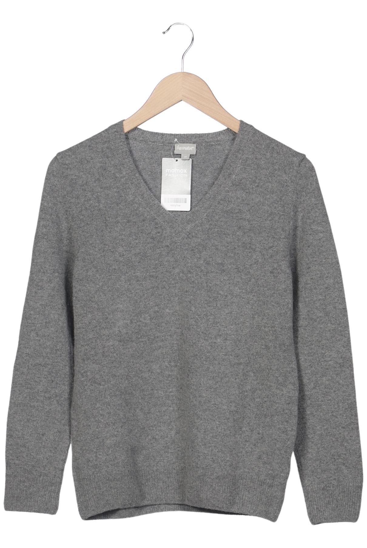 

hessnatur Damen Pullover, grau, Gr. 38