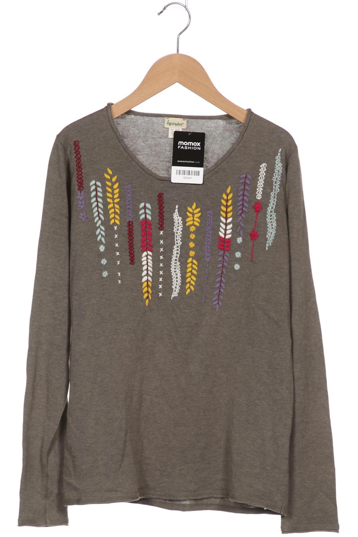

hessnatur Damen Pullover, grau, Gr. 36