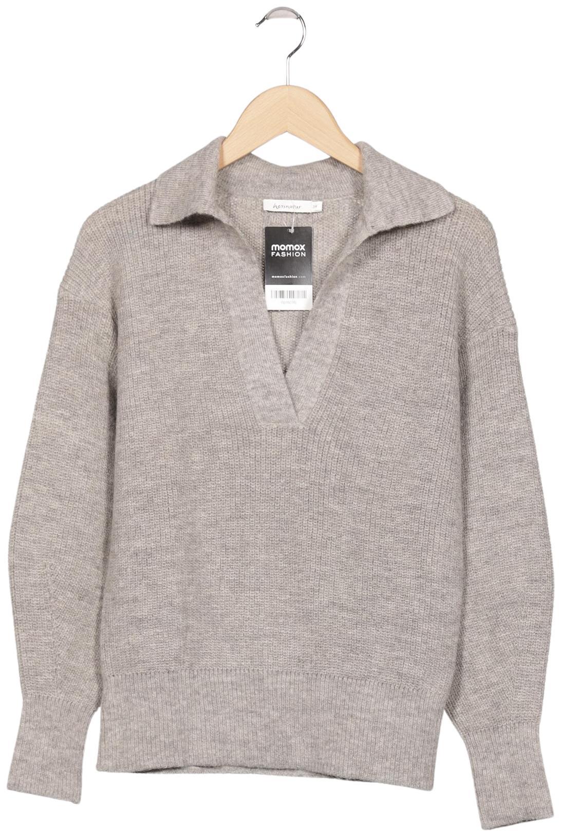 

hessnatur Damen Pullover, grau, Gr. 34