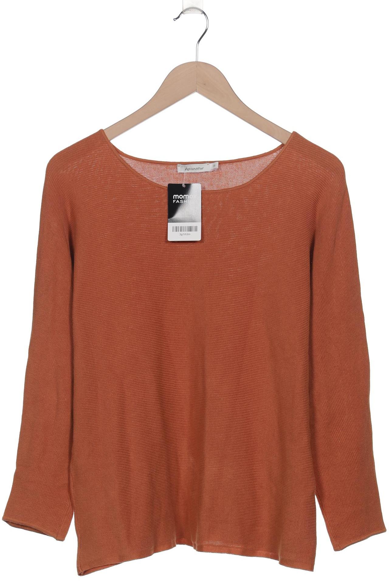 

hessnatur Damen Pullover, orange, Gr. 38