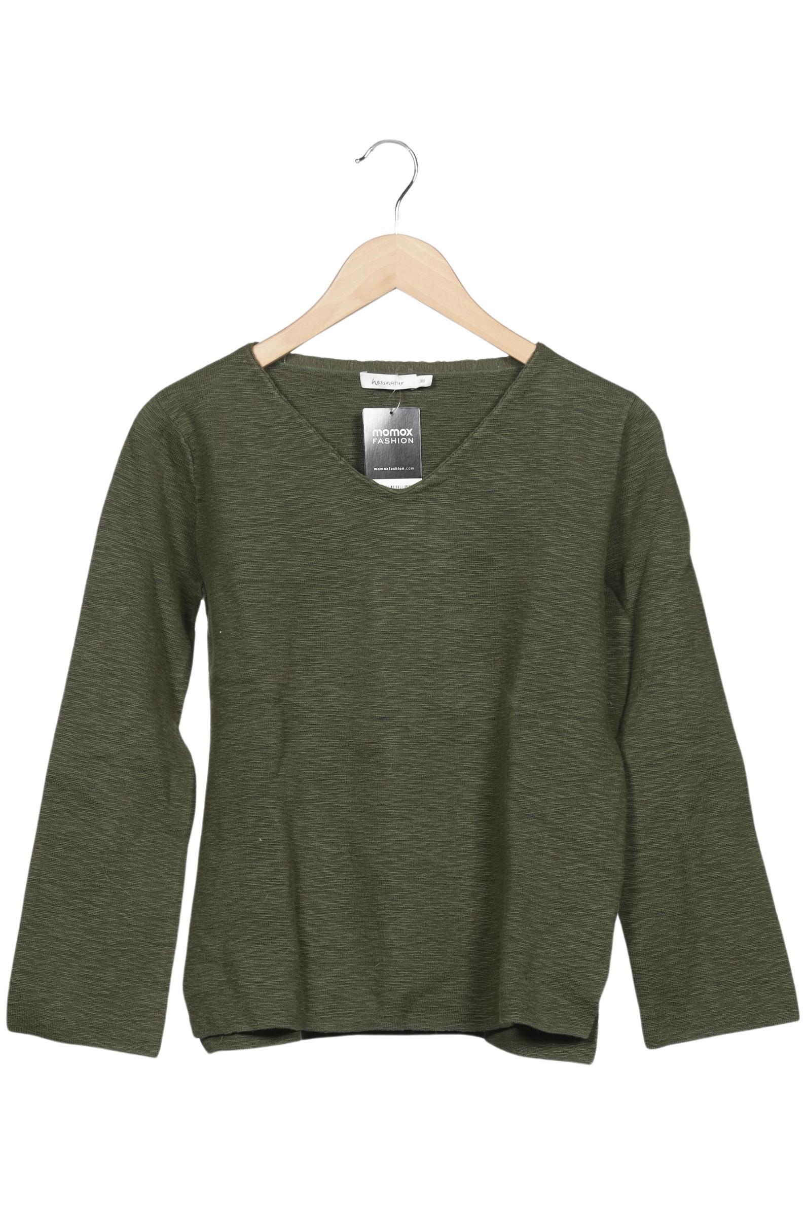 

hessnatur Damen Pullover, grün, Gr. 38