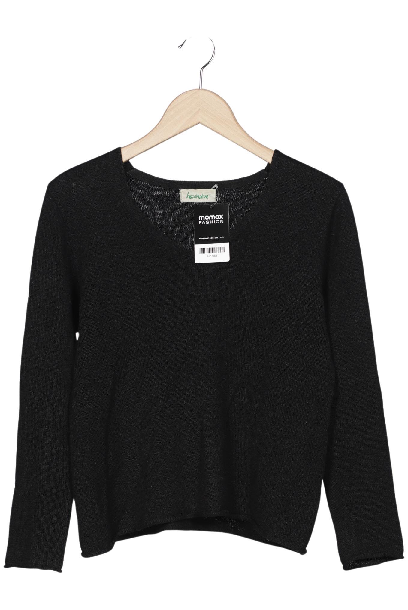 

hessnatur Damen Pullover, schwarz, Gr. 38