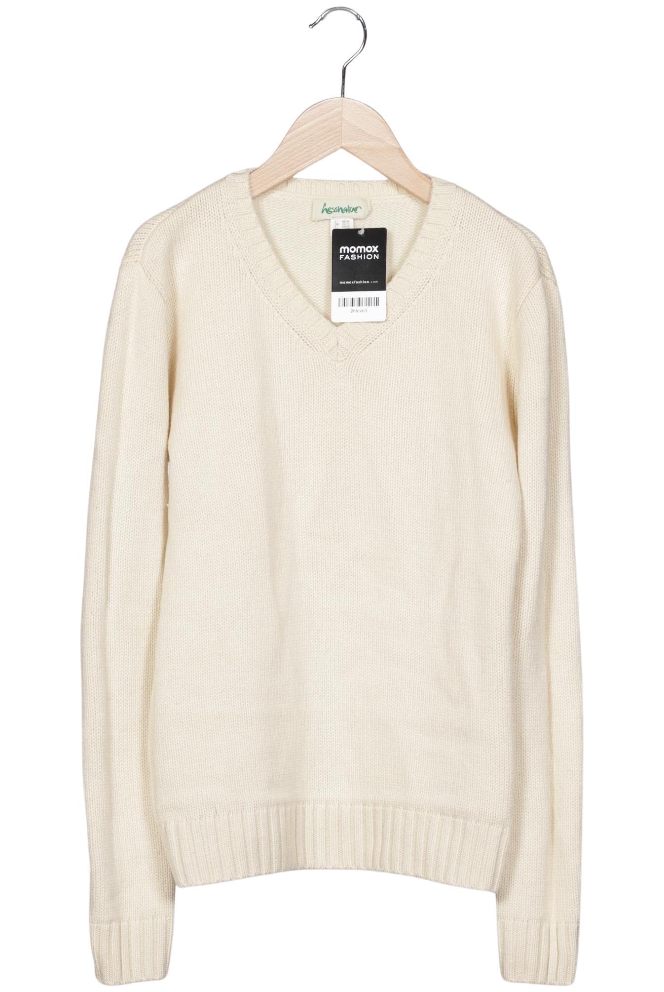 

hessnatur Damen Pullover, cremeweiß, Gr. 36