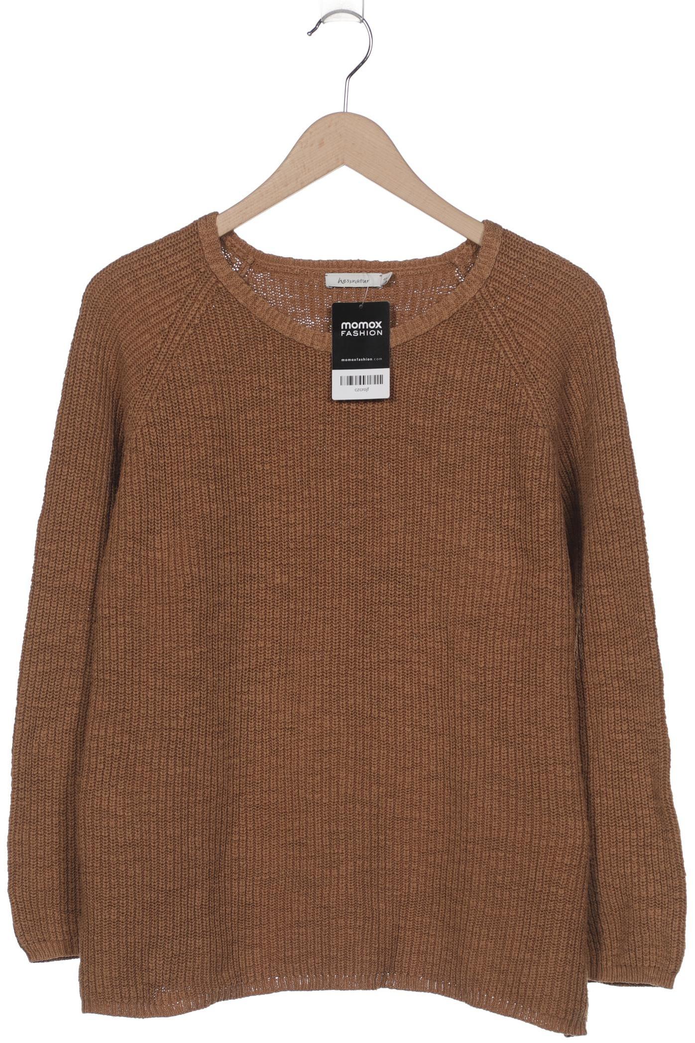 

hessnatur Damen Pullover, braun, Gr. 46