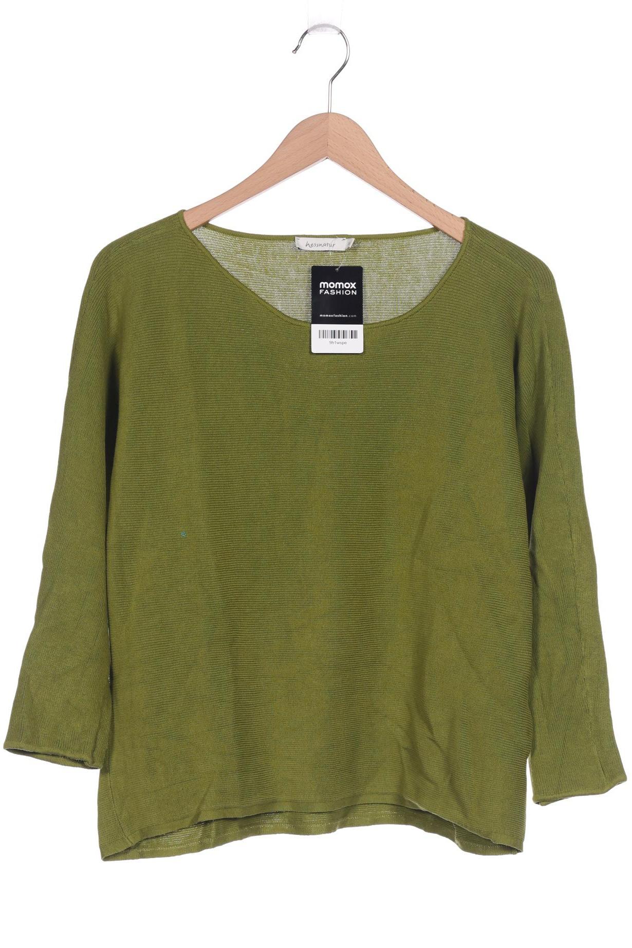 

hessnatur Damen Pullover, grün, Gr. 38