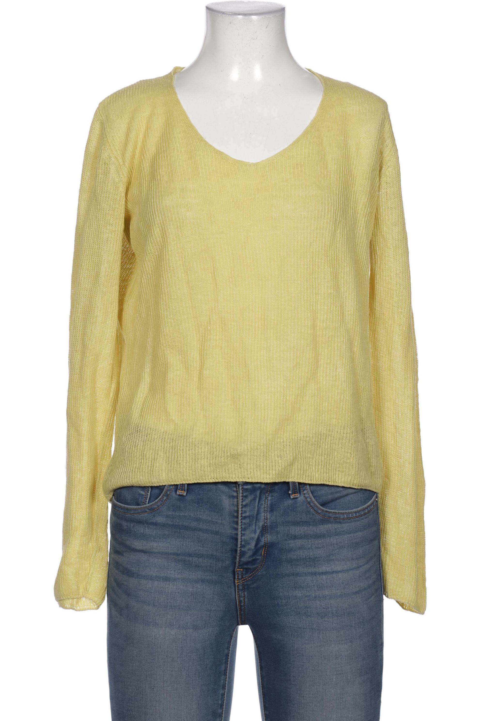 

hessnatur Damen Pullover, gelb, Gr. 34
