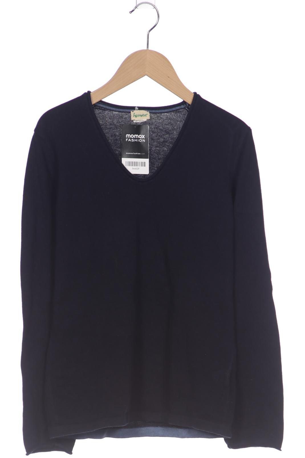 

hessnatur Damen Pullover, marineblau, Gr. 36