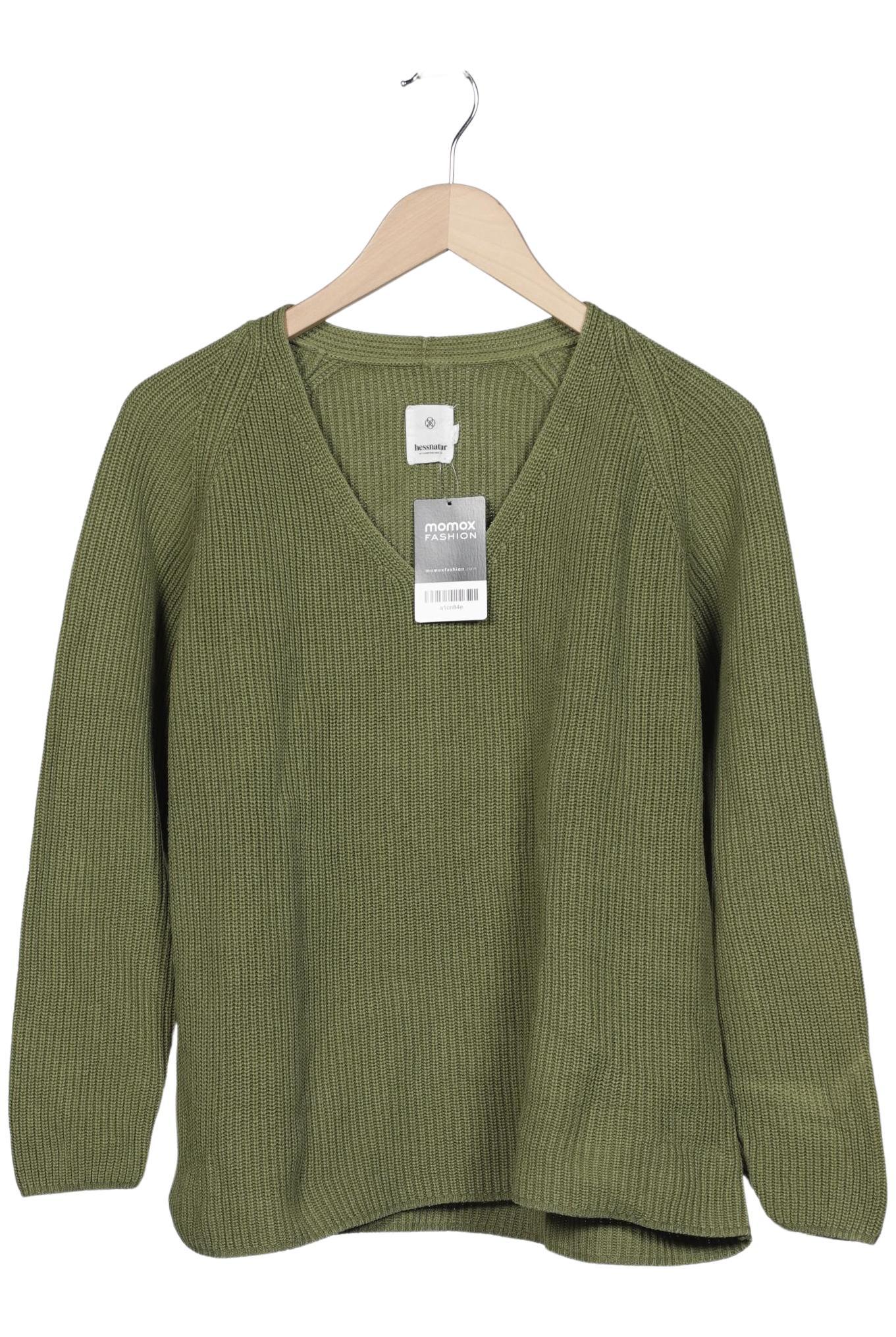 

hessnatur Damen Pullover, grün, Gr. 40