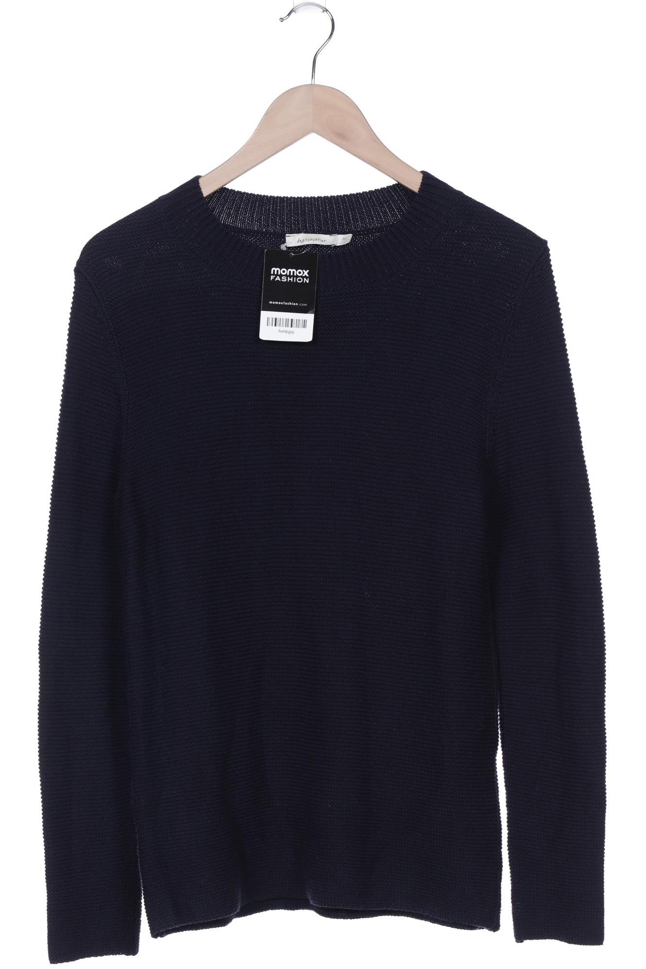 

hessnatur Damen Pullover, marineblau, Gr. 36