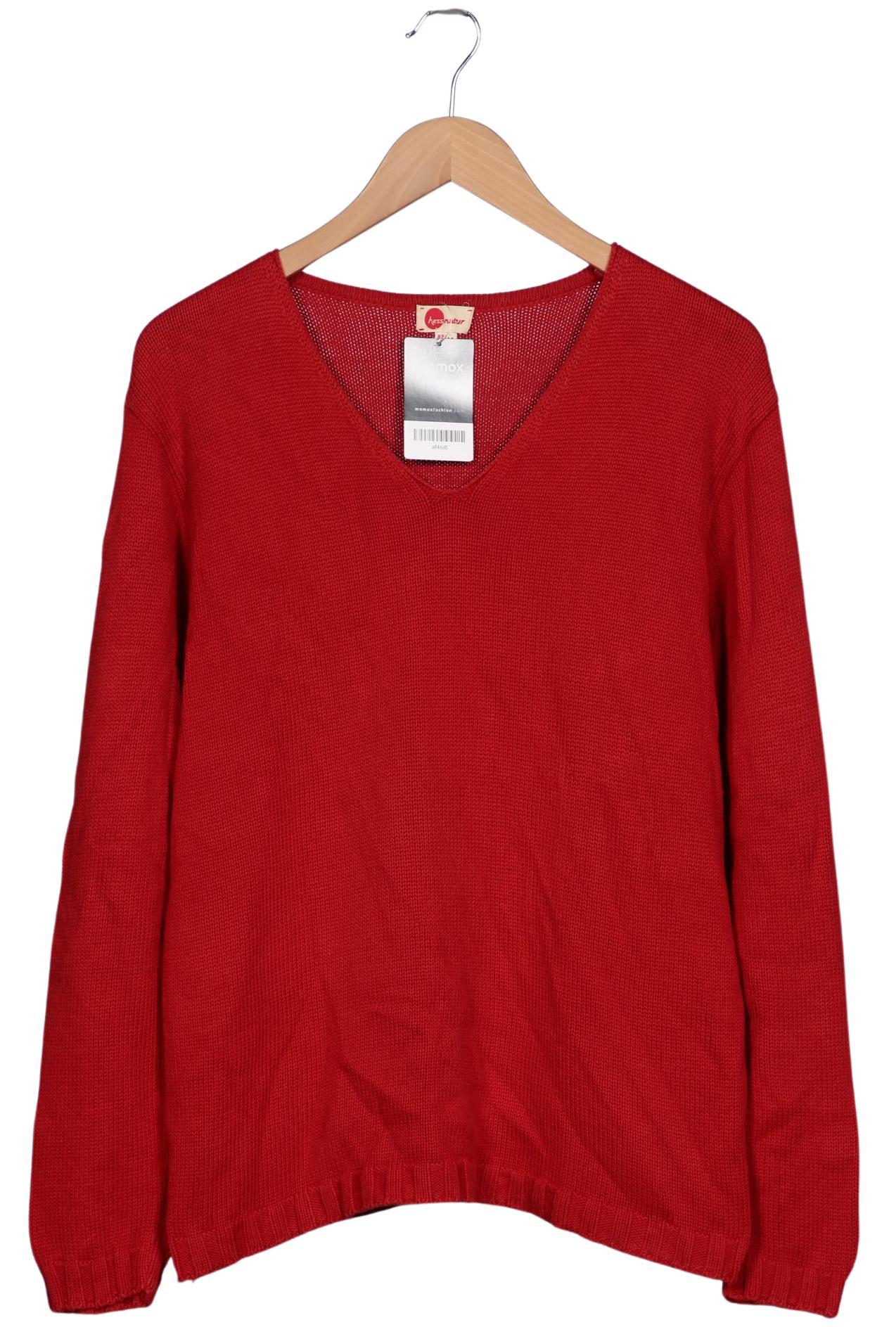 

hessnatur Damen Pullover, rot, Gr. 42