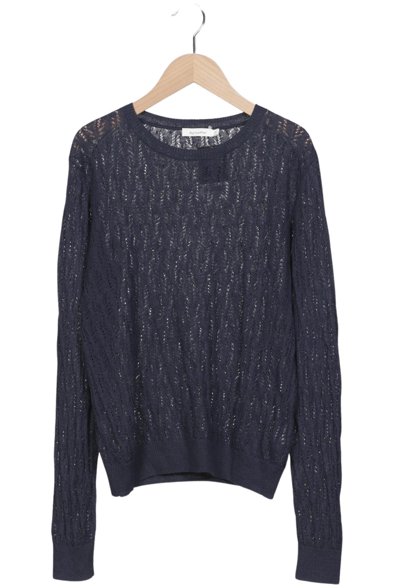 

hessnatur Damen Pullover, marineblau, Gr. 38